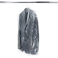 Hangerworld 20 Fundas 102cm Protección de Ropa en Polietileno Trasparente Antipolvo Grosor 80mm